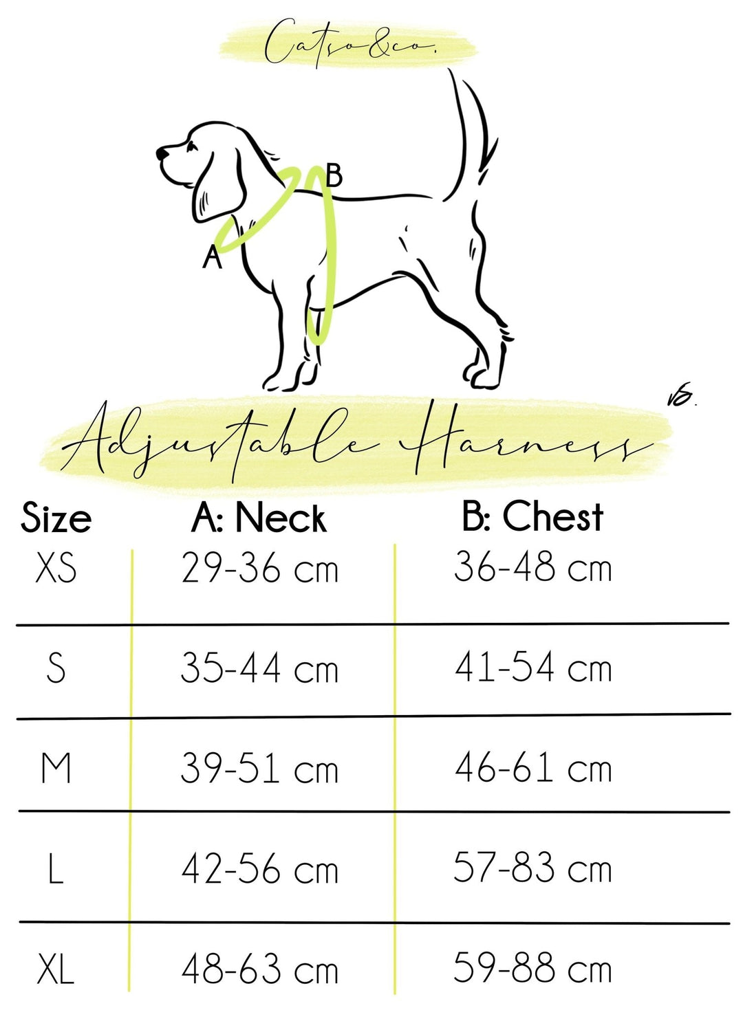 Hashtag Catso - Adjustable harness - Catso & co